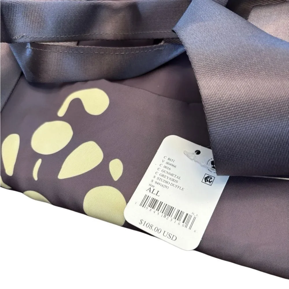 FP Movement x Vooray Studio Duffel Bag NWT Gunmetal Grey